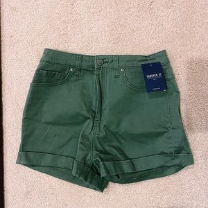 Navy green shorts
